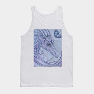 Frosty Lavender dragon by Renee Lavoie Tank Top